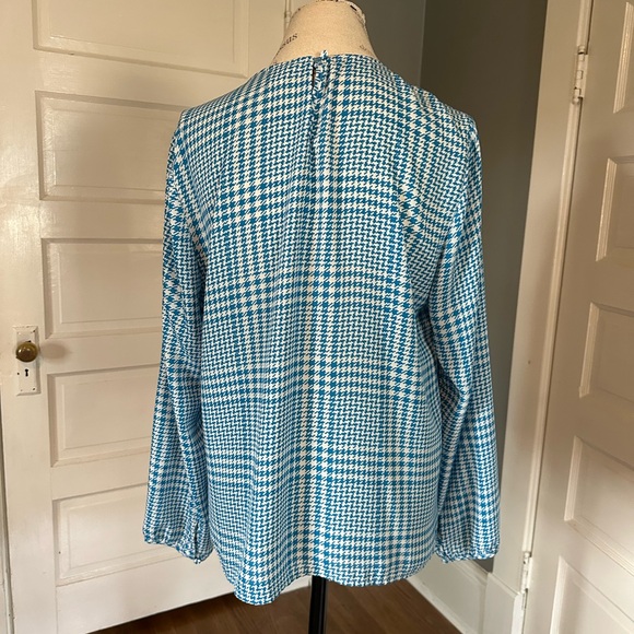 J. Crew houndstooth blouse - Picture 7 of 9